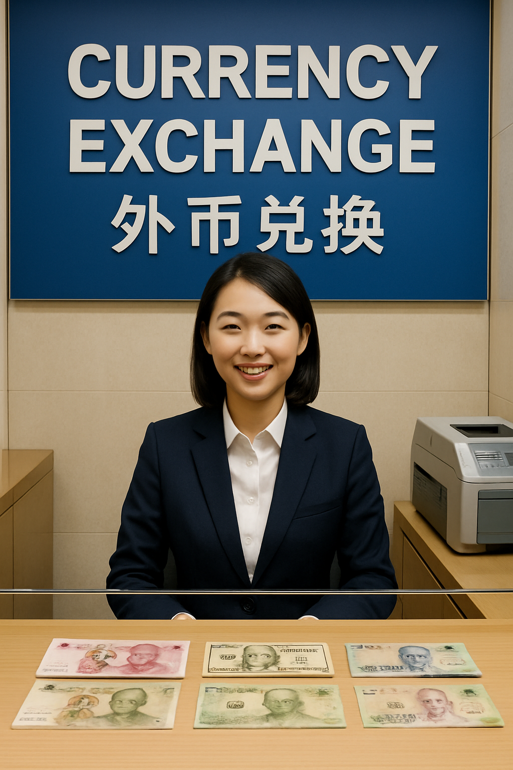 李女士在办理汇款业务